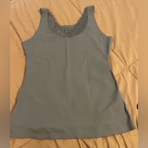 Women's Sonic Slimmers by Kathleen Kirkwood Body/Bust Minimizing Tank Blue